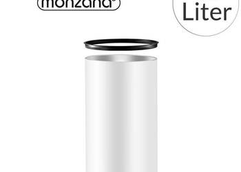 kosz na śmieci papier 40 L biały monzana