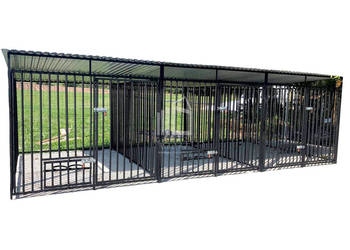 Kojec dla Psa 3w1 6x2m Klatka XXL 3 stanowiska ID572