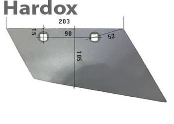 Lemiesz przedpłużka HARDOX 48098/P do pługa DOWDESWELL