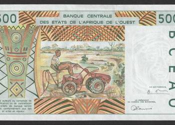 TOGO 500 franków 1998 - STAN BANKOWY UNC -