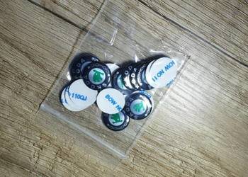 Nowa Naklejka Naklejki na kluczyk Pilot Skoda 14mm 1szt Aluminium