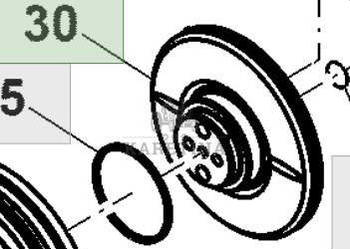 John Deere 8130 8230 8330 8430 8530 Tłok Tłoczek Płytka Skrzyni IVT CZĘŚĆI…