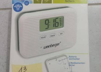 Pojemnik na lekarstwa z alarmem. Nowe.