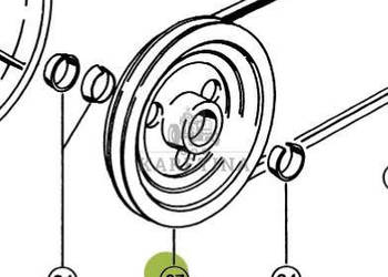 Claas Lexion 570 Koło Pasowe Napędu Młocarni 0007698510 00 0769 851 0