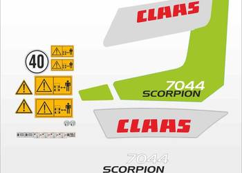 Naklejki claas scorpion 7044 - mocne i odporne Naklejki claas scorpion 7044 - mocne i odporne