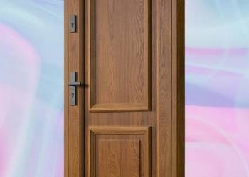 ++ Drzwi Zewnętrzne Wejściowe Drewniane DĘBOWE Z DOSTAWĄ ++