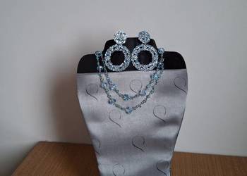 Sprzedam  piękny zestaw: naszyjnik i kolczyki