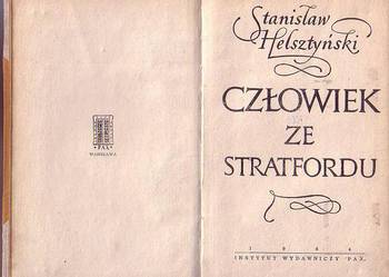 (9494) CZŁOWIEK ZE STRATFORDU – STANISŁAW HELSZTYŃSKI
