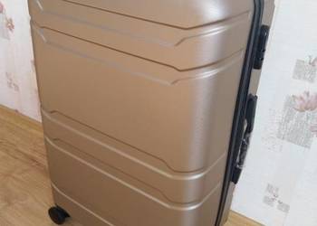NOWA Walizka duża 28" podróżna 90L turystyczna na kółkach CHAMPAGNE