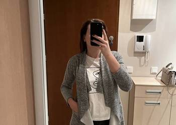 Sweter Cardigan szary M Sweter Cardigan szary M