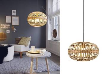 lampa wisząca Eglo Amsfield 49771 boho drewno