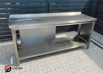 Stół gastronomiczny z półką 180x60x85 cm