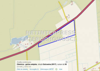 Działkę sprzedam 47100m2 Oleśnica