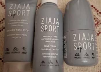 Ziaja SPORT  zestaw *krem do rąk& stóp * dezodoranr * aqua-tonik