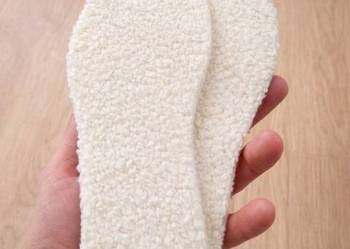 Ciepłe wkładki na zimę z naturalnej wełny rozm. 41-42