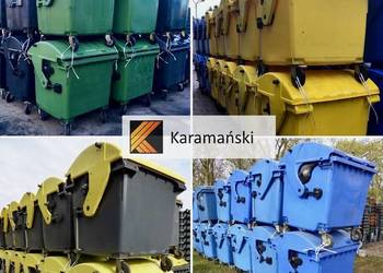 120 L, 240 L, 1100 L cena już z dostawą,używane pojemniki na odpady