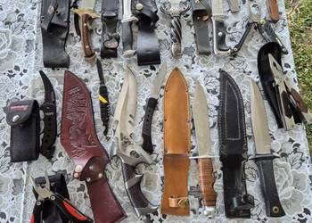 Sprzedam kolekcję noży i narzędzi wielofunkcyjnych – różne modele i akcesor