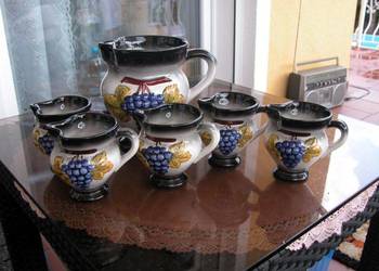 ceramiczne dzbanki 6 sztuk