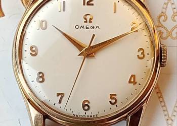 Szwajcarski złoty zegarek OMEGA 1960