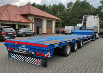 niskopodwoziowa Bodex Poszerzana 3 Osie SAF Niskopodłogowa Laweta