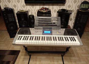 Keyboard RockJam w komplecie stojak, statyw i zasilacz