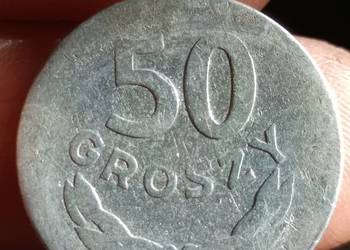 sprzedam monete 50 gr 1957 r lekka skretka