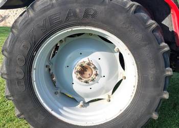 Komplet opon rolniczych Goodyear 520/70R38 oraz 420/70R28 - Bezdętkowe, Spr