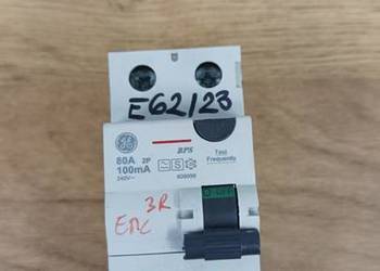 Wyłącznik różnicowoprądowy GE BPS 80A 100mA 1 fazowy