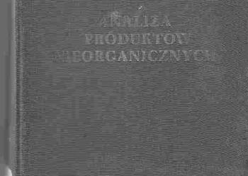 (4104) ANALIZA PRODUKTÓW NIEORGANICZNYCH KWAS SIARKOWY, NAWOZY FOSFOROWE, SOLE  - PRACA ZBIOROWA