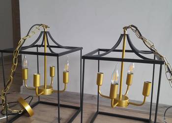 Dwie lampy rustykalne