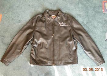 Kurtka męska czarna używana  oryginalna Harley-Davidson XL