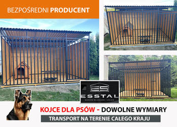 Kojec dla Psa , KOJCE dla Psów ,Klatka , Box , Zadaszenie  - ESSTAL