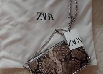 ZARA/Bogato zdobiona torebka portfelowa, listonoszka z Madrytu, NOWA