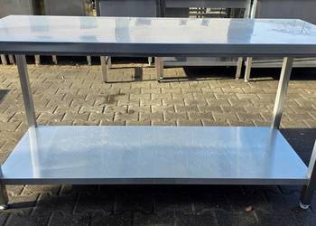 Stół Gastro Centralny Z Półką - 160/60/85 cm - M.1480 N