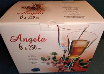 Kieliszki do wina 6 sztuk 250 ml. -NOWE !!!