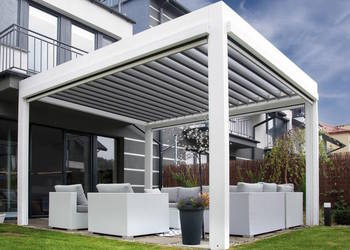 Pergola tarasowa lamelowa
