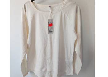 Fishbone koszulka kremowa  bawełniana sportowa casual przewiewna