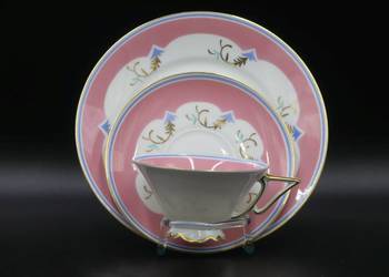 Zjawiskowe trio Weimar, stan witrynowy, lata 20, ART DECO, ręcznie zdobiona
