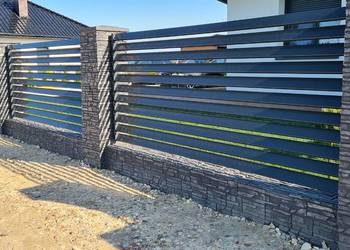 producent ala klinkier, ogrodzenie, imitacja klinkieru ogrodzenia