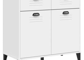 Szafka VIKEN biała 80x40x80 cm materiał drewnopochodny WM-374935