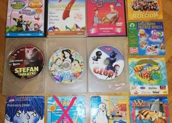 Filmy DVD dla dzieci 18 sztuk-Tanio