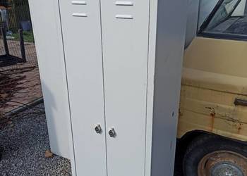 Szafa szafka metalowa BHP ubraniowa 50x50 podwójna