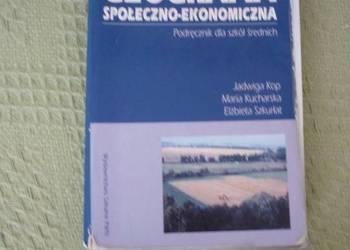 geografia społeczno- ekonomiczna dla szkół średnich