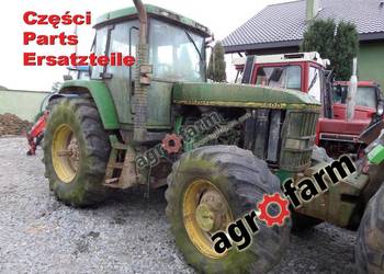 John Deere 7600 części,  skrzynia biegów, silnik