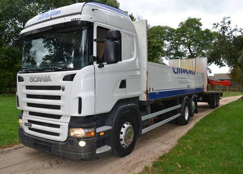 Scania R 420 SKRZYNIA dł. 7,75 m KLIMATYZACJA TRZECIA OŚ SKRĘTNA
