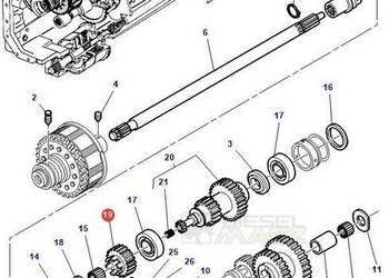 3583758M2 Koło zebate Massey Ferguson 6465 , 6475 , 6480 ,
