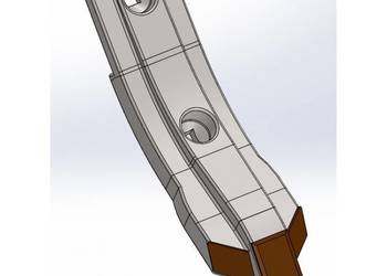 Dłuto odkuwka typ Lemken z płytką APL00416