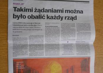 Wyborcza na Dzień Solidarności i Wolności Wyborcza na Dzień Solidarności i Wolności