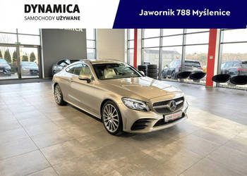 Mercedes C 300 Coupe mHEV 258KM automat 4matic 2019 r., salon PL, serwisow…