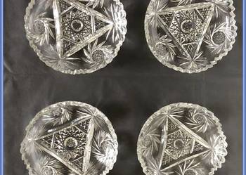 Sprzedam kryształowe talerzyki  ze szlifem  3 sztuki